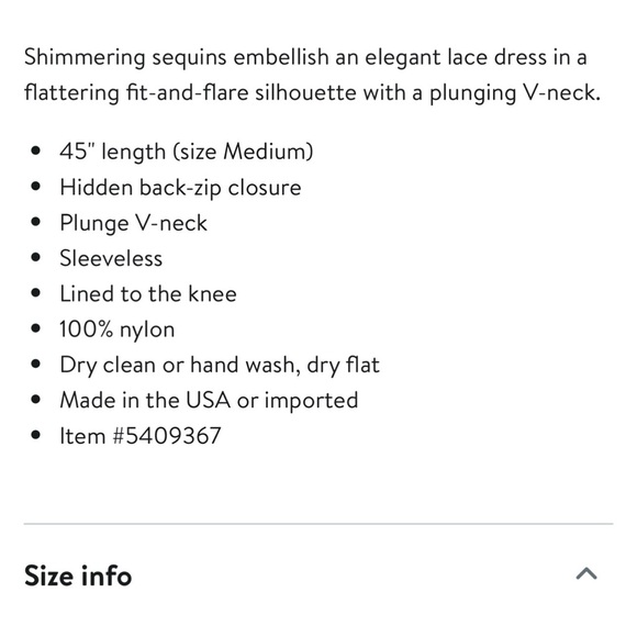 Dress the Population Blair Sequin gold  nude lace midi dress L - Picture 14 of 14